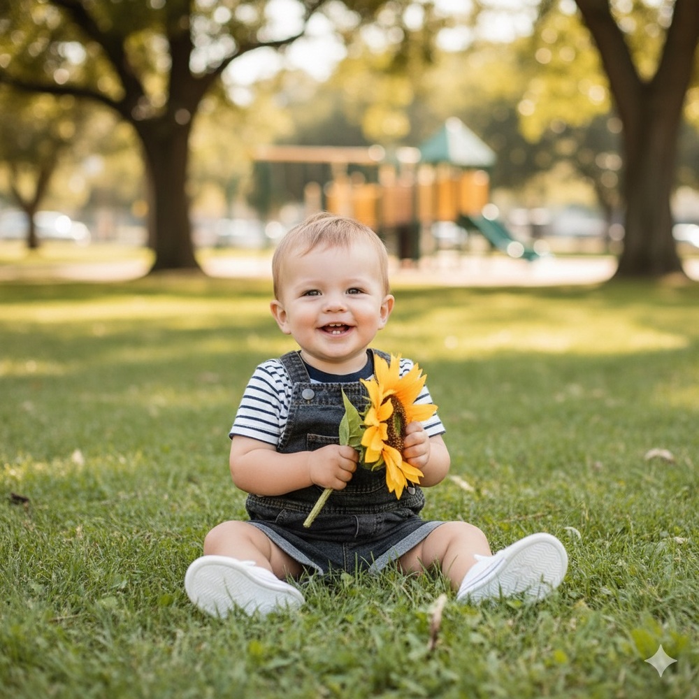 Kids Black Denim Overalls